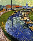 Women Washing on a Canal by Vincent van Gogh